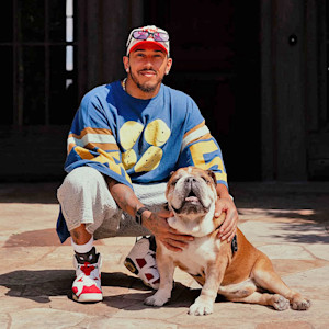 Lewis Hamilton's Bulldog.
