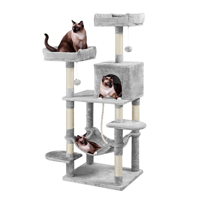 Yaheetech Multi-Level Cat Tree, 64.5-in