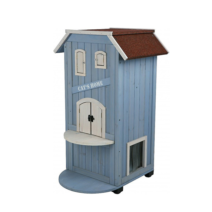 TRIXIE 3-Story Outdoor Wooden Cat House