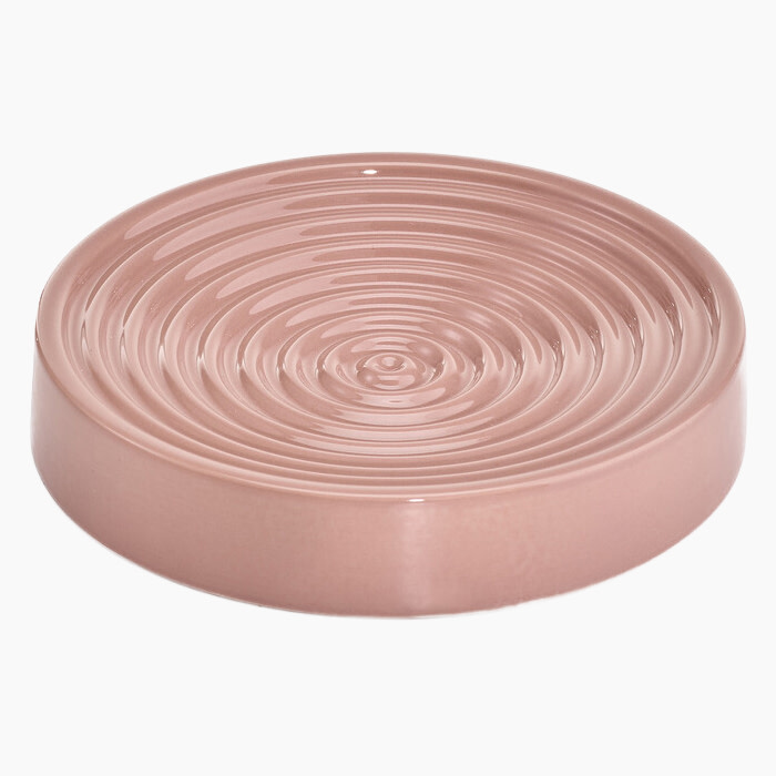 the cat bowl in pink