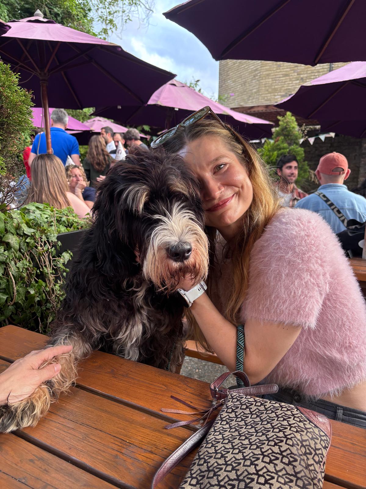 Amy Davidson and her dog Nigel
