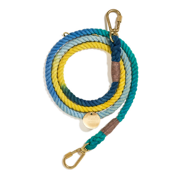 found my animal ombre cotton rope dog leash