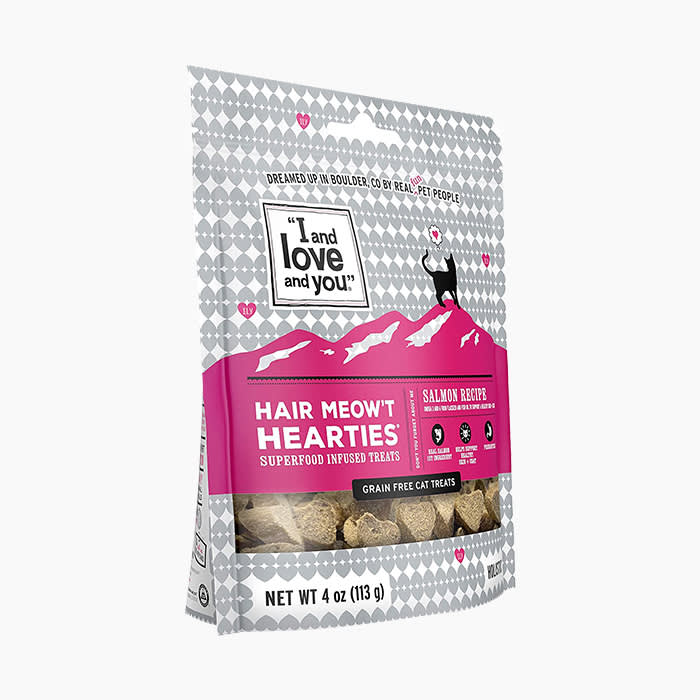 I and Love and You Hair Meow't Hearties Cat Treats