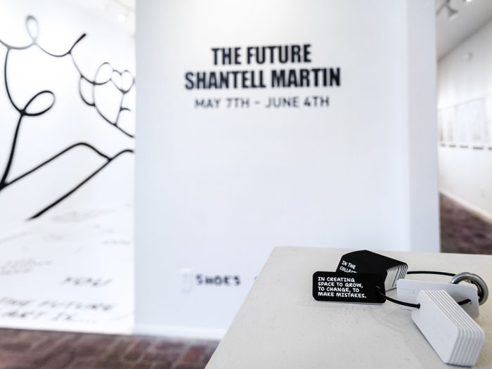 Shantell Martin exhibit sign: The Future Shantell Martin