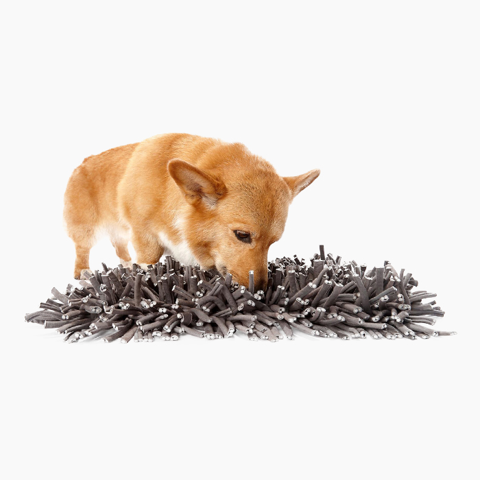 the snuffle mat in grey