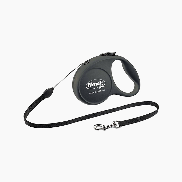 the flexi leash in black