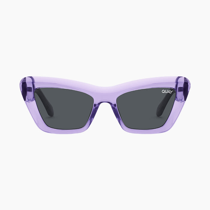 quah cat eye sunglasses in lavender