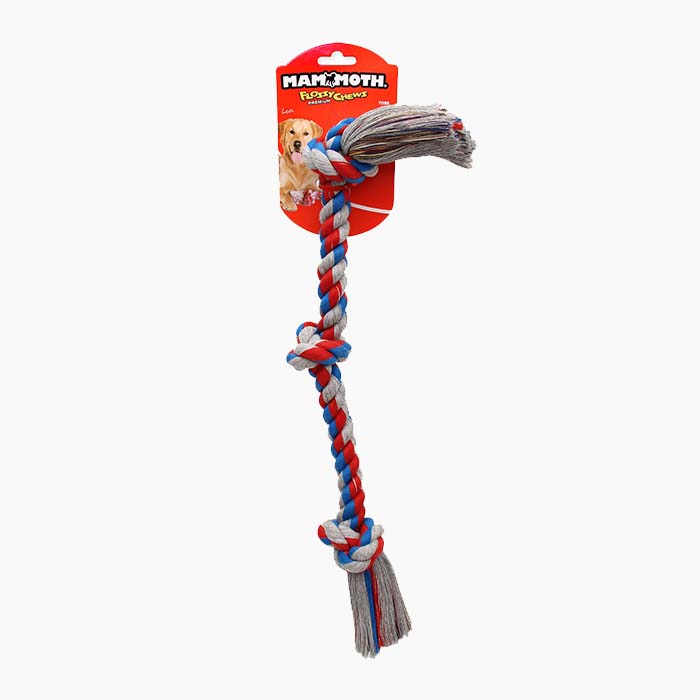 Mammoth Cottonblend 3 Knot Dog Rope Toy