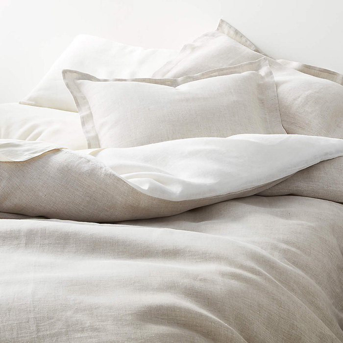 linen bedsheets