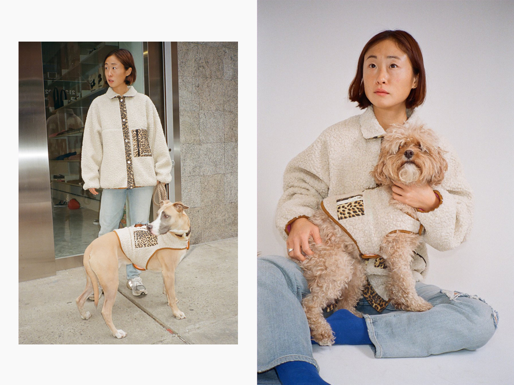 sandy liang checkers fleece