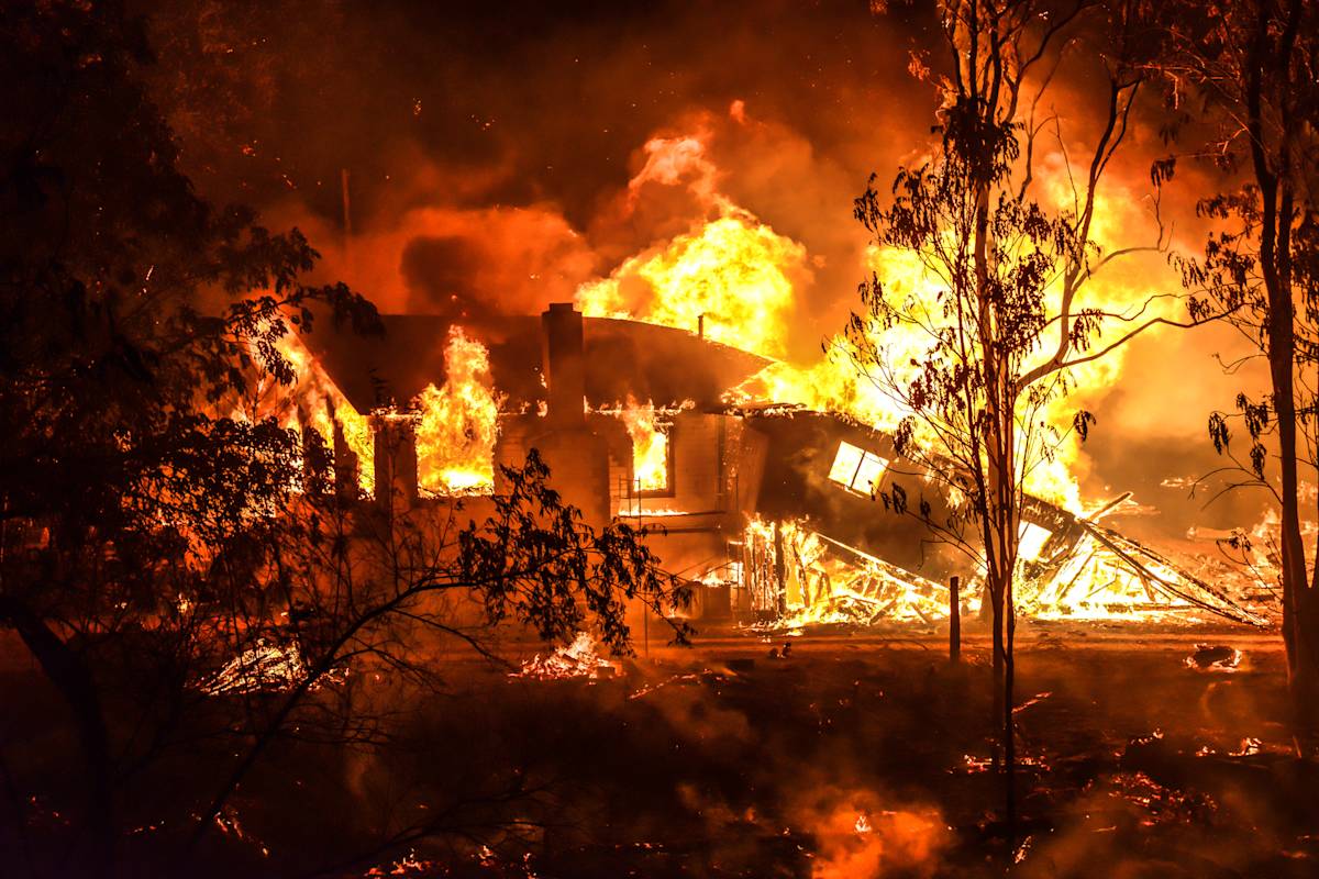 Destructive California Wildfires Burn Across L.A., Including Hollywood.