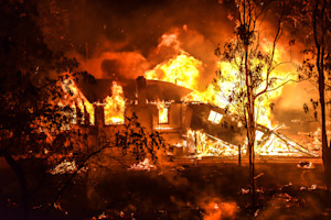 Destructive California Wildfires Burn Across L.A., Including Hollywood.