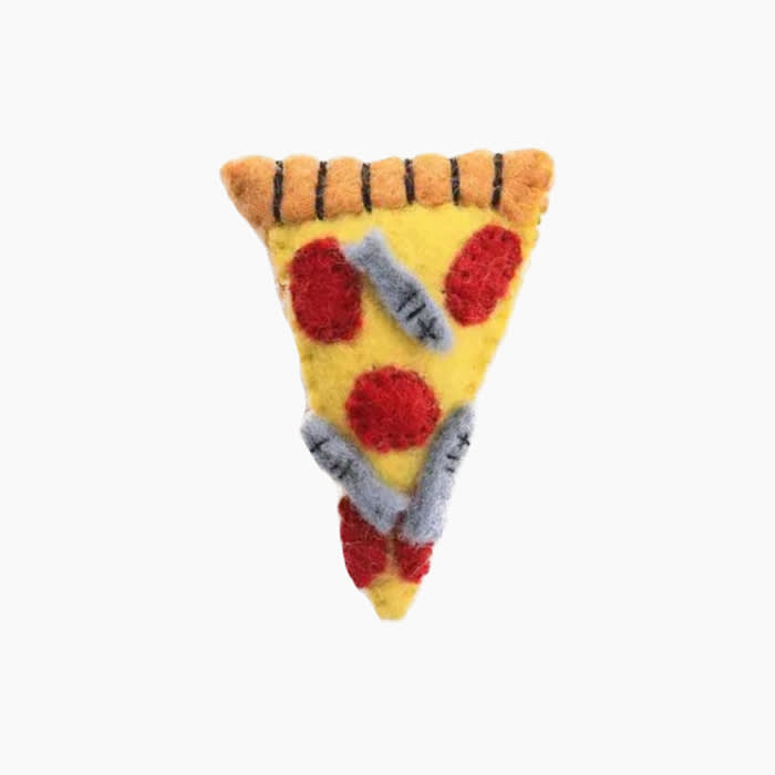 pizza felt catnip toy