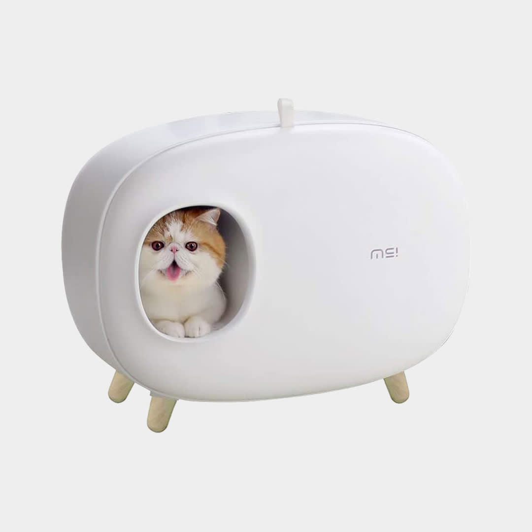 Sikoon Enclosed Cat Litter Box