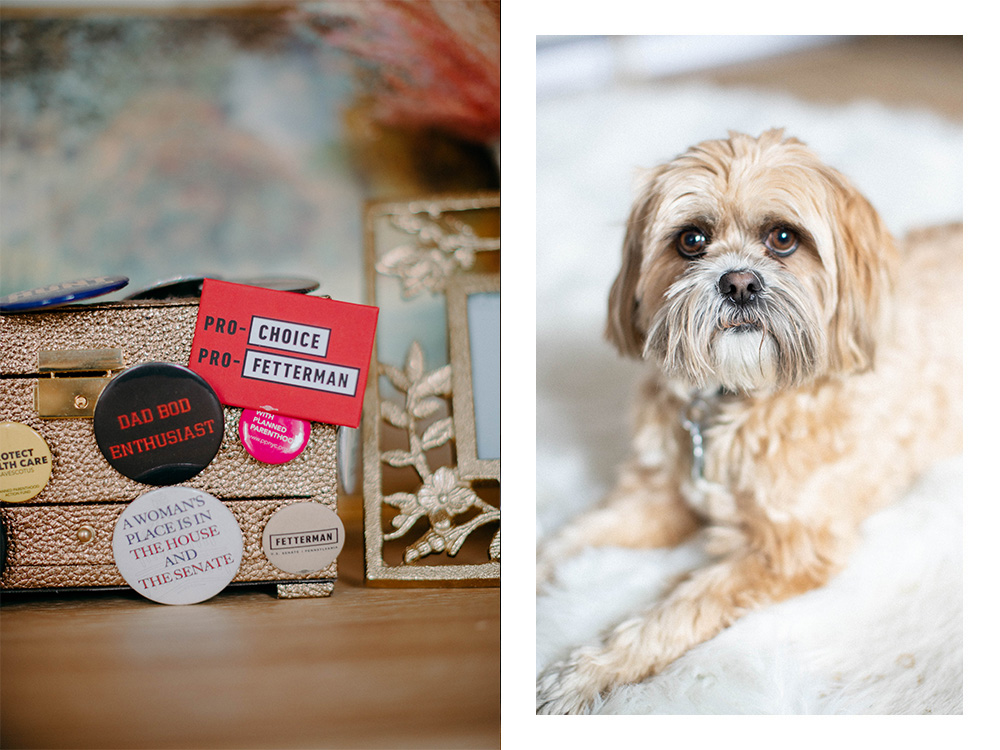 annie wu henry and her dog