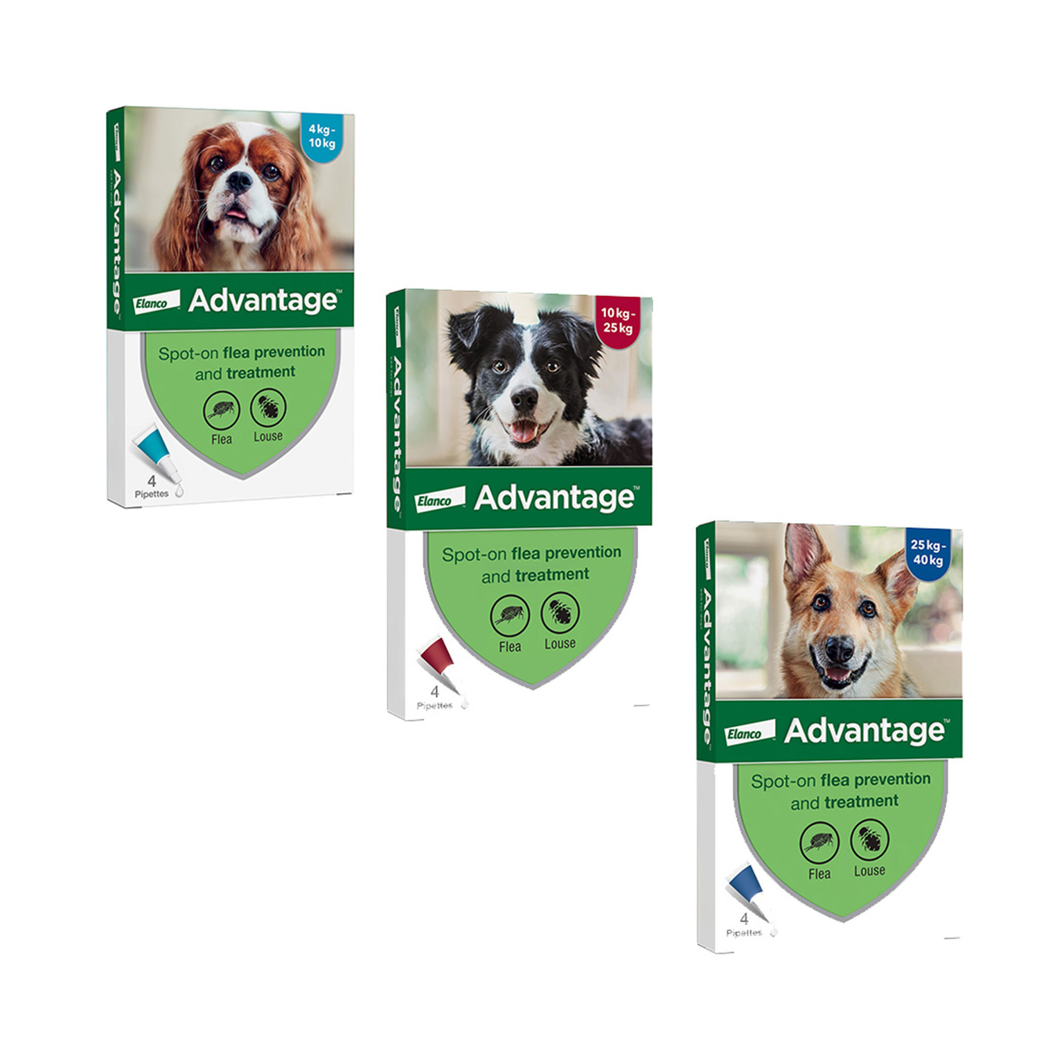Advantage spot-on pet flea treatment
