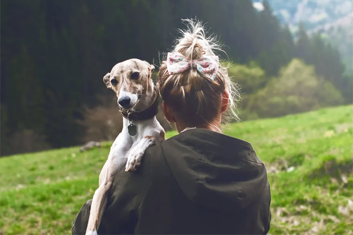 Quality time with dog