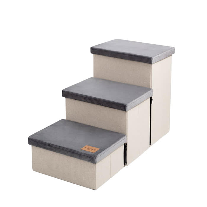 2026-01-26 Best Dog Stairs - Prod - Loves cabin Storage Dog Stairs