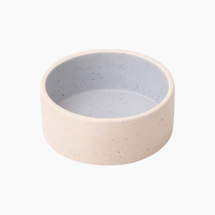 the ceramic cat bowl in neutrals