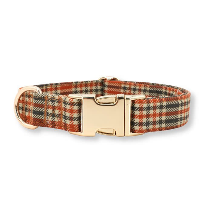 Sniff & Bark Fireplace Plaid Unbreakable Collar™