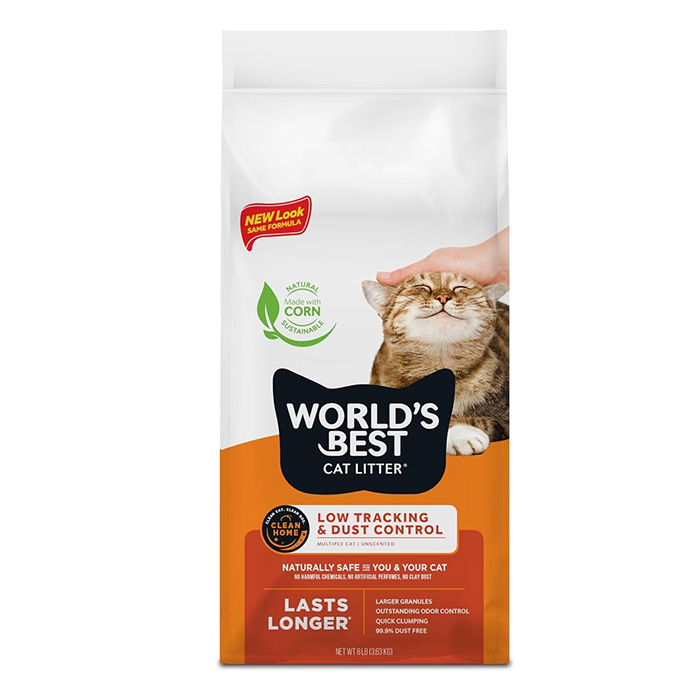 World's Best Low Tracking & Dust Control Multiple Cat Litter