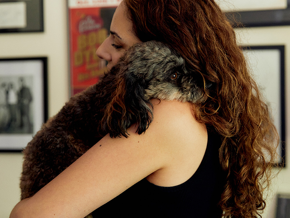 Sona Movsesian and her dog