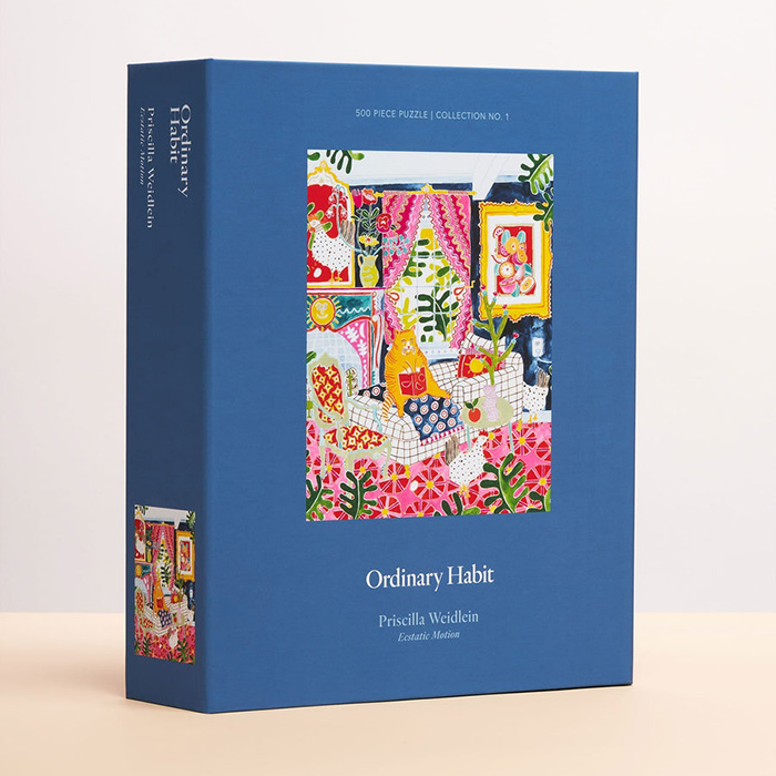 the Ordinary Habit puzzle in navy