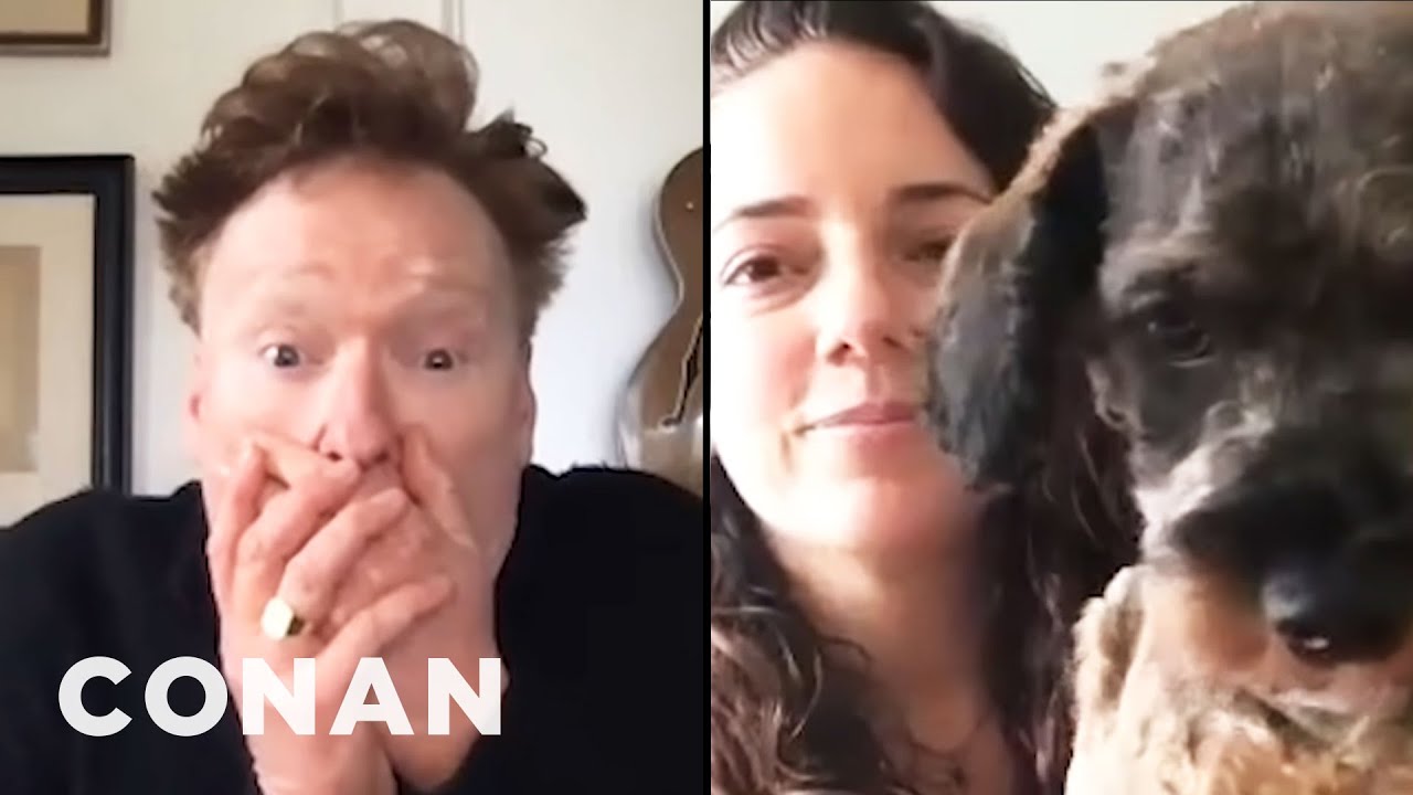 Conan Checks In With Sona & Her Dog At Home | CONAN on TBS