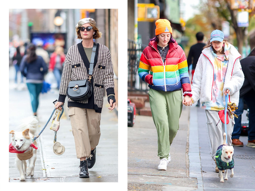 watching new york street style with dogs