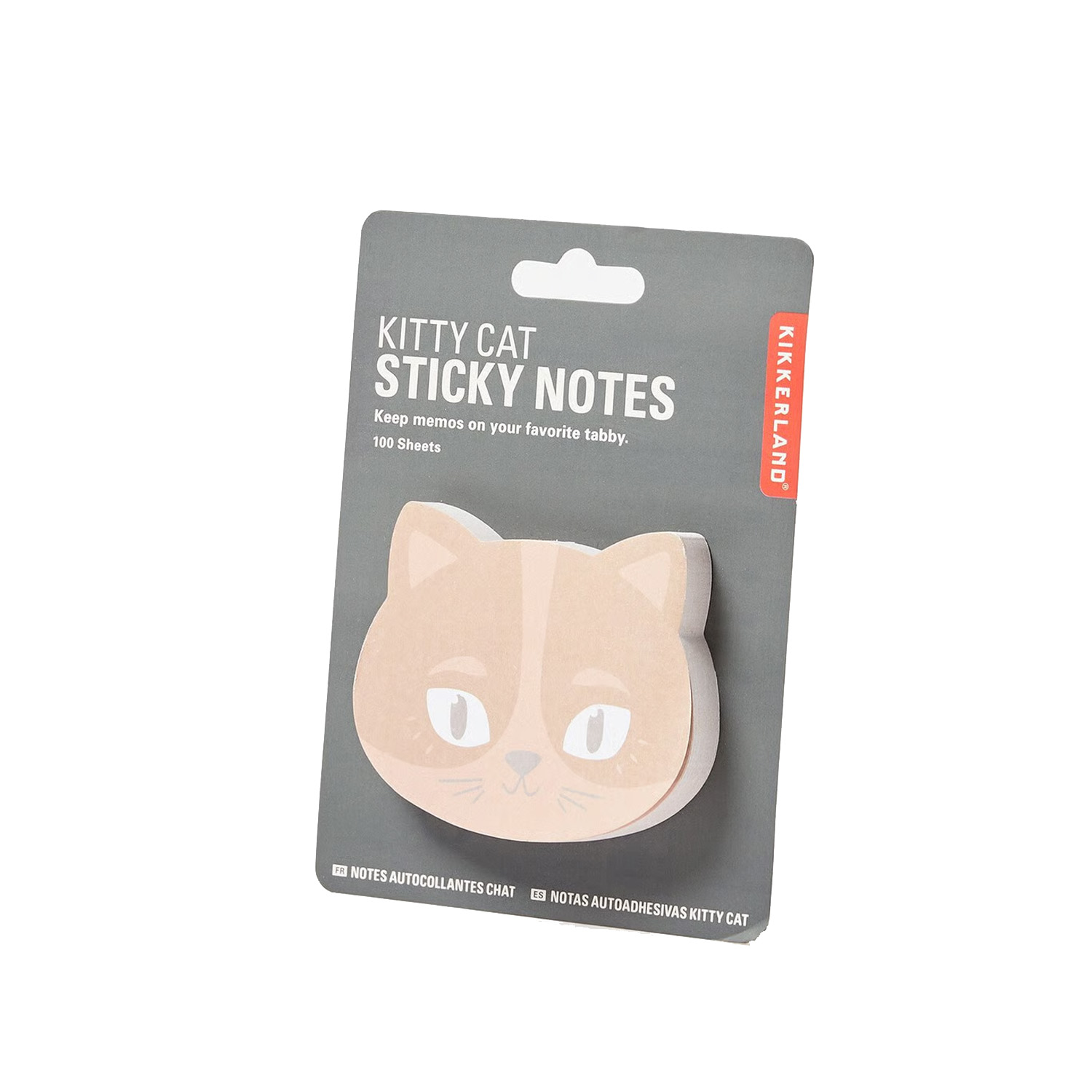 cat shaped sticky post it notes