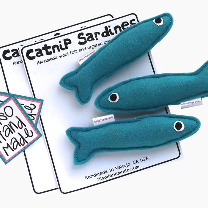 catnip Sardine Toys