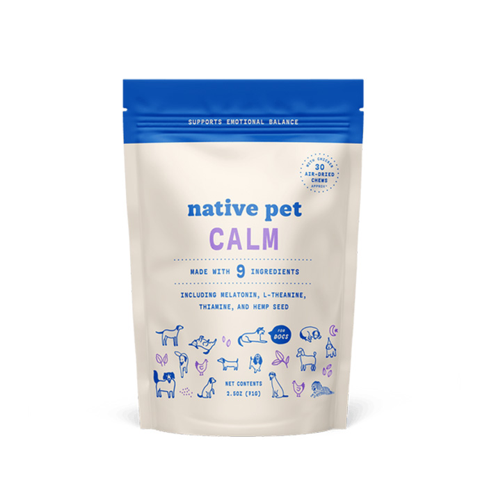 native pet chews in a white bag