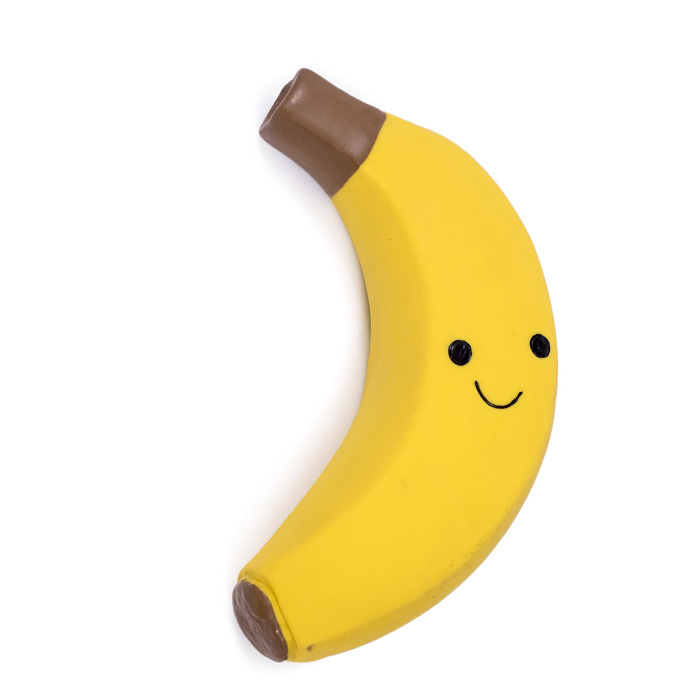Banana dog toy