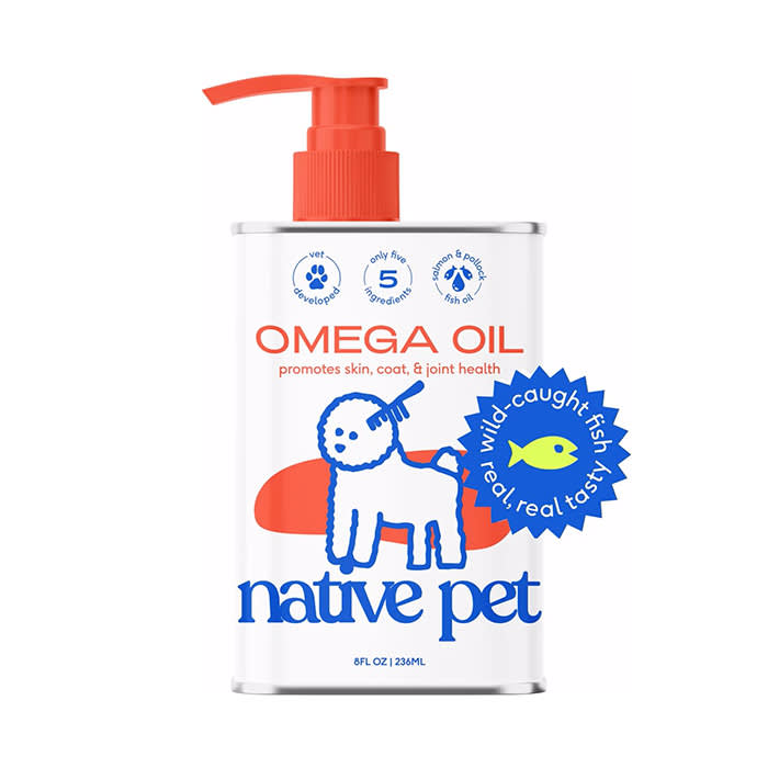 Native Pet Omega-3 Fish Oil & Alaskan Salmon Oil Skin & Coat Health