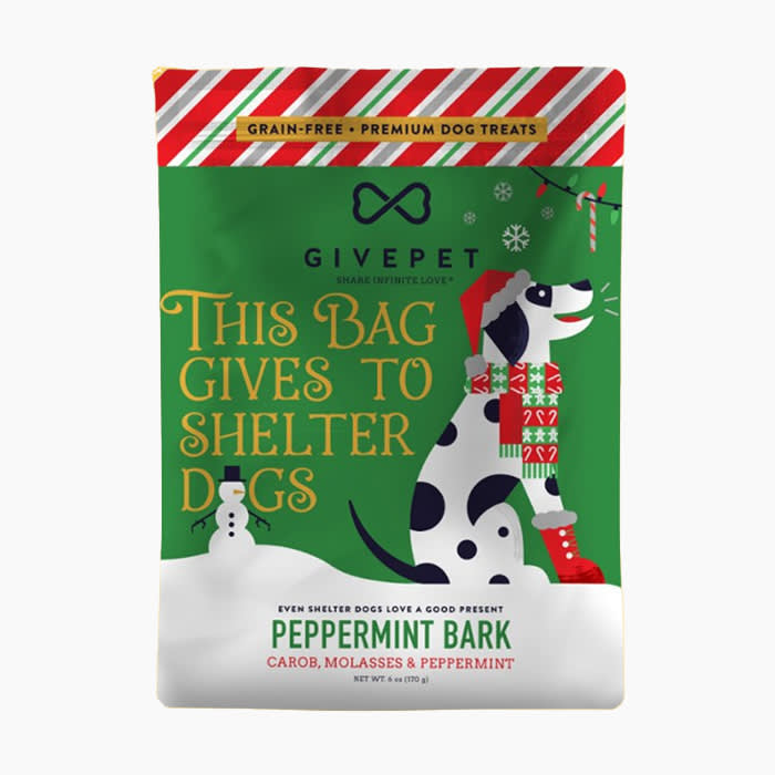 GIVEPET Peppermint Bark Holiday Dog Treats