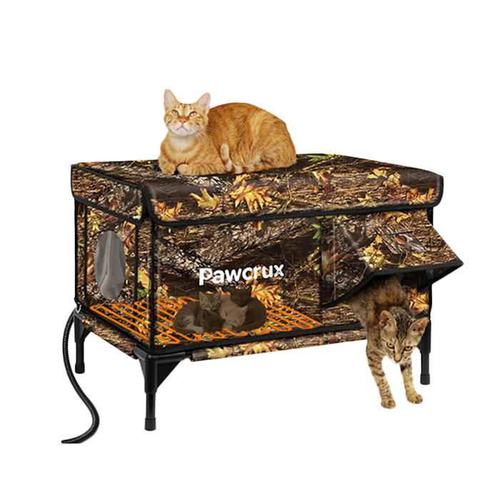 Heated Cat House for Outdoor