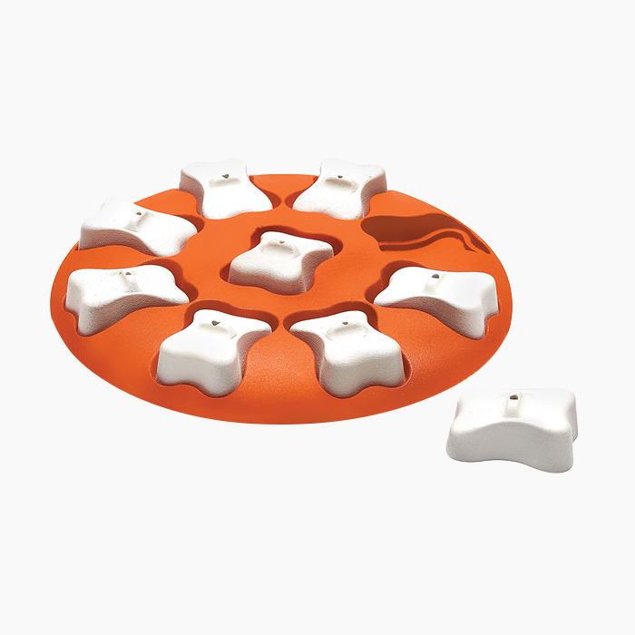Outward Hound Nina Ottosson Dog Smart Orange Interactive Treat Puzzle Dog Toy
