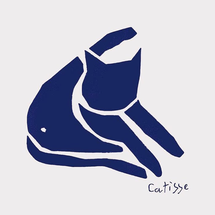 Matisse inspired cat print 