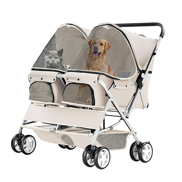 LPOTIUS Double Pet Stroller