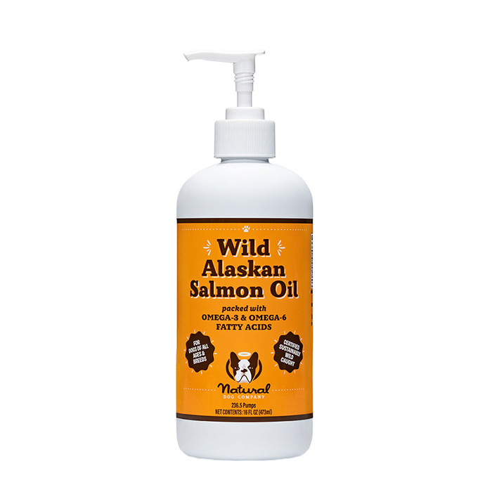 Natural Dog Company Wild Alaskan Salmon Oil Liquid Skin & Coat