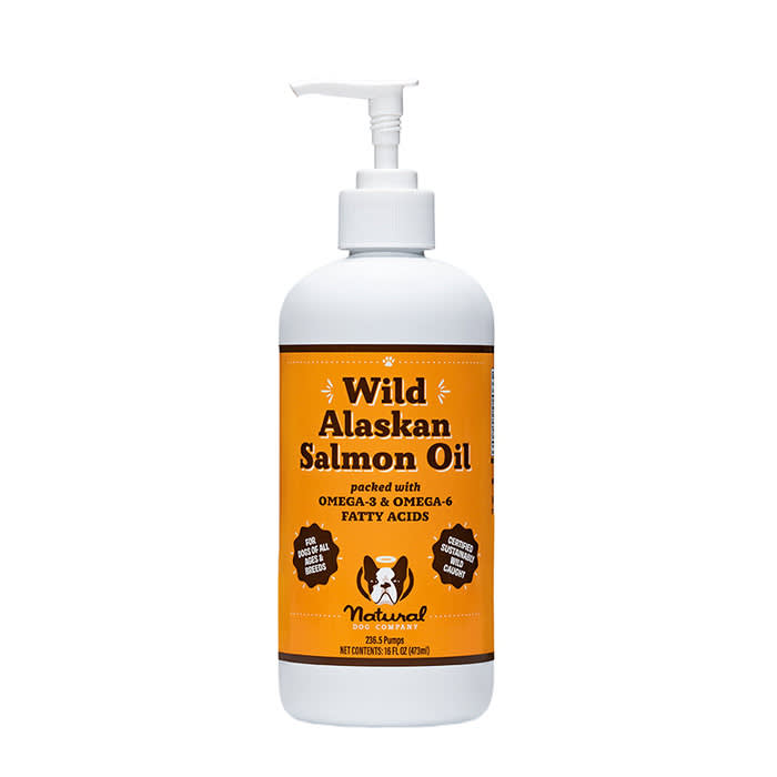 Natural Dog Company Wild Alaskan Salmon Oil Liquid Skin & Coat