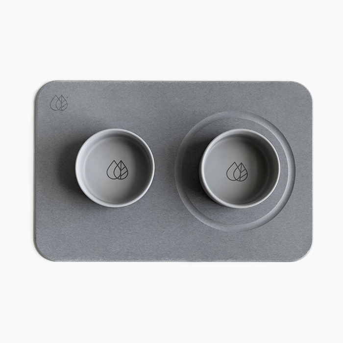 Dorai Dog Bowls and Stone Base