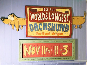 Portland artist, community to paint world’s longest dachshund to help pet owners during SNAP cuts.
