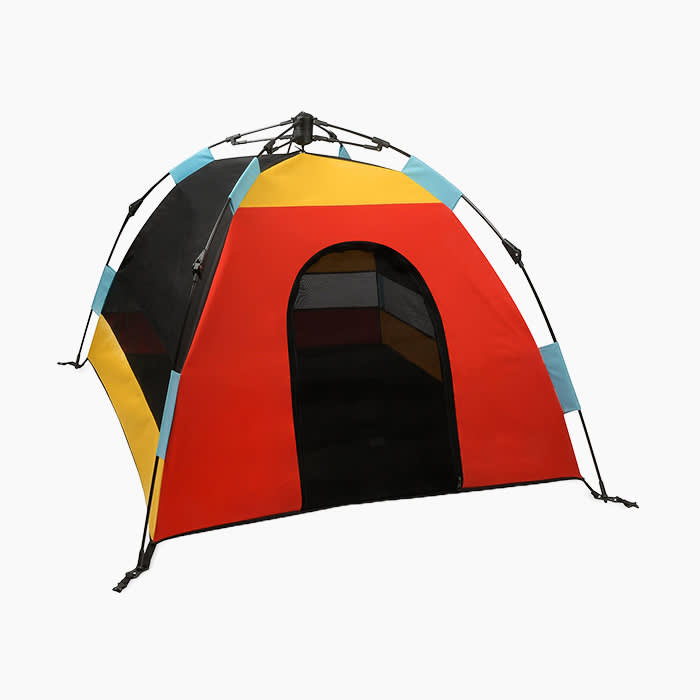Dog tent in red