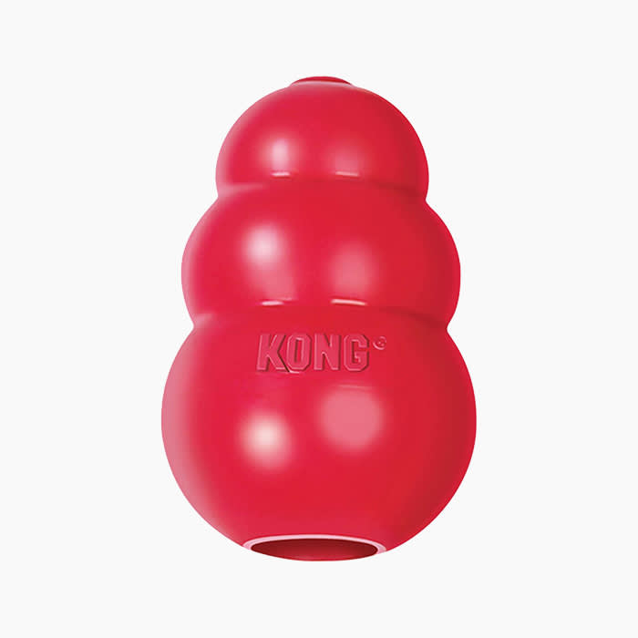 kong toy in red