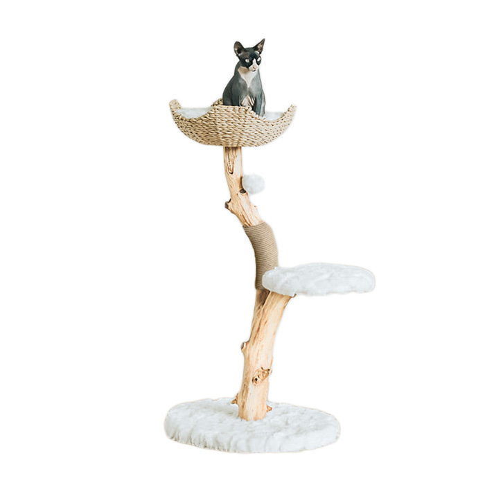 Mau Uni wooden cat tree 