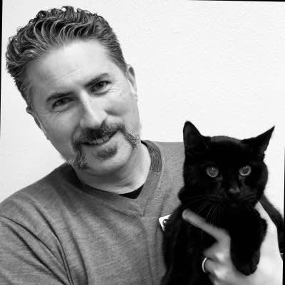 Dr. Preston Turano with his cat