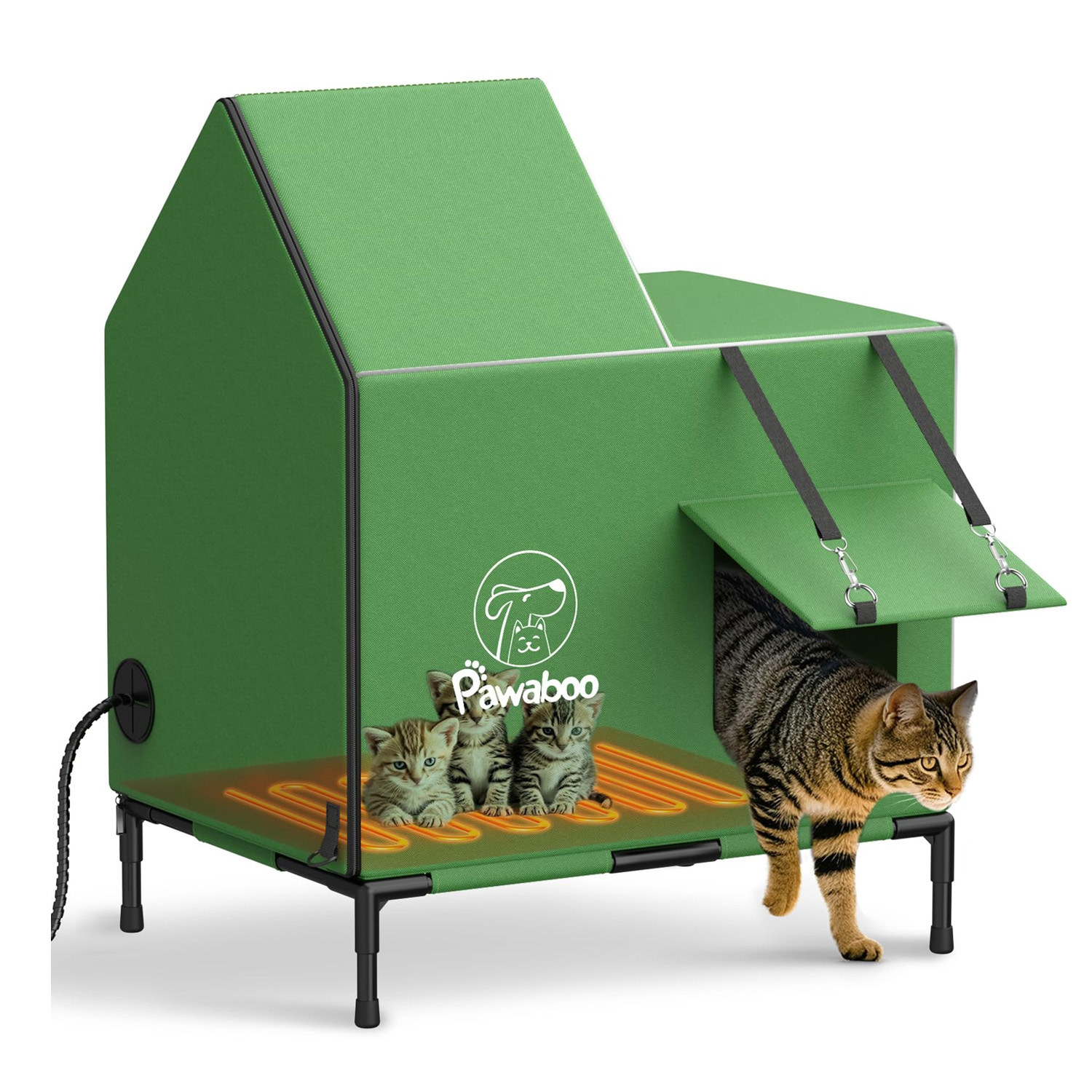 Pawaboo Heated Cat House
