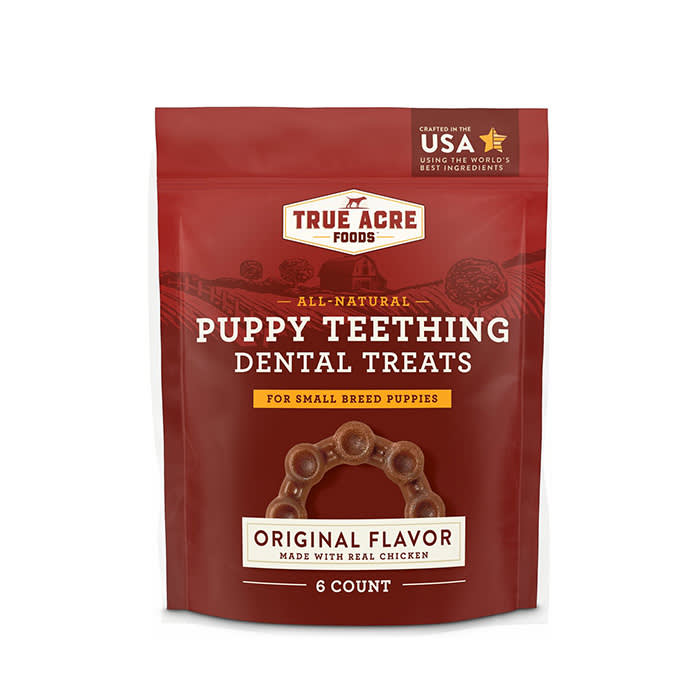 True Acre Foods, All-Natural, Puppy Dental Teething Treat