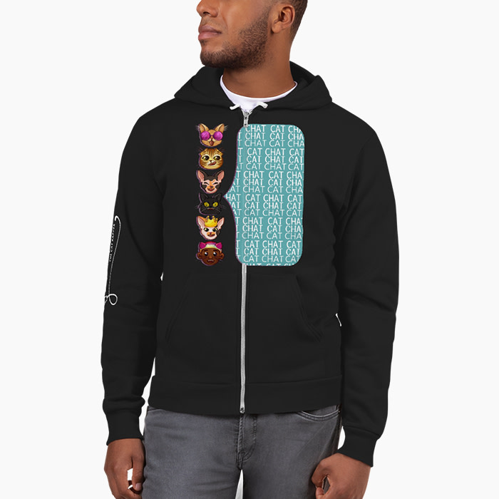 the cat chat hoodie